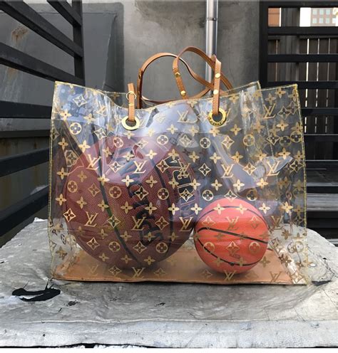 louis vuitton bag transparent|Louis Vuitton clear tote bag.